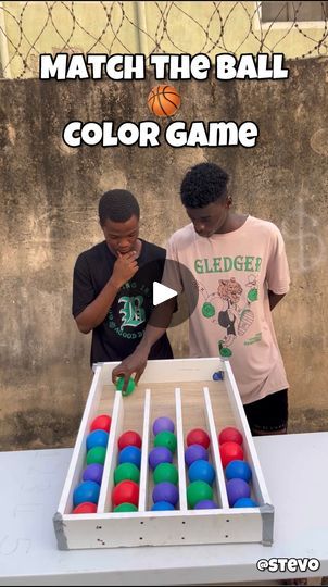 74K views · 1.1K reactions | Tough match the ball color puzzle game 😱 | Tough match the ball color puzzle game 😱 | By STEVO | Facebook Fall Festival Games, Sorting Colors, Festival Games, Gym Games, Reunion Ideas, Color Puzzle, Group Ideas, Money Games, Team Games