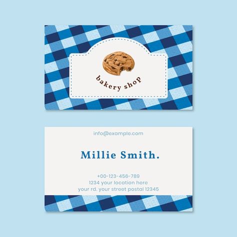 Bakery Card Design, Client Card, Graphic Designer Studio, Business Card Design Black, Graphic Design Cv, Cute Business Cards, Bakery Business Cards, Pink Business Card, Business Card Texture