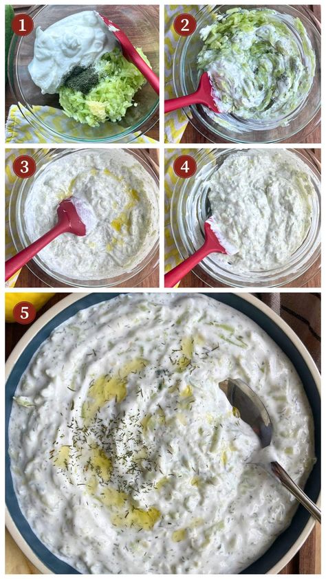 Learn how to make tzatziki sauce with this creamy tzatziki sauce recipe! Made with cucumber, Greek yogurt, lemon, and herbs - it's perfectly refreshing. Taziki Sauce Recipe, Make Tzatziki Sauce, Taziki Sauce, Greek Tzatziki Recipe, Recipe Cucumber, Cucumber Sauce, Tzatziki Sauce Recipe, Homemade Tzatziki Sauce, Tzatziki Recipes