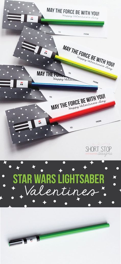 Star Wars Lightsaber Valentines Starwars Valentines Cards, Glow Stick Valentine, Star Wars Printables, Star Wars Classroom, Star Wars Lightsaber, Star Wars Valentines, Star Wars Quotes, Star Wars Diy, Crafts For Teens To Make