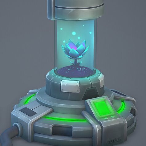 Botanical Incubator, Leigh-Ann Johnson on ArtStation at https://www.artstation.com/artwork/WKG902 Leigh Ann, Sci Fi Props, Game Concept, Art Inspo, Sci Fi