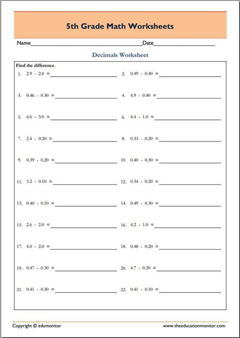 5th Grade Math Worksheets Free Printable, 5th Grade Worksheets Free Printable, 5th Grade Spelling Words, 5th Grade Math Worksheets, Fractions Multiplication, 5th Grade Worksheets, Math English, Math Textbook, Math Practice Worksheets