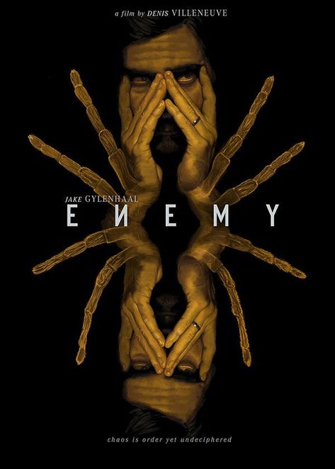 Enemy (2013) [600 x 839] Enemy Movie Poster, Enemy Movie, Enemy 2013, Film Posters Art, Denis Villeneuve, Best Movie Posters, Film Poster Design, I Love Cinema, Movie Poster Wall