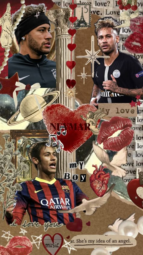 Neymar Collage Wallpaper, Neymar Collage, Neymar Jr Aesthetic, Cool Wallpapers For Guys, Neymar Jr 2014, Brazil Dance, Neymar Wallpapers, Neymar Pic, Neymar Hot