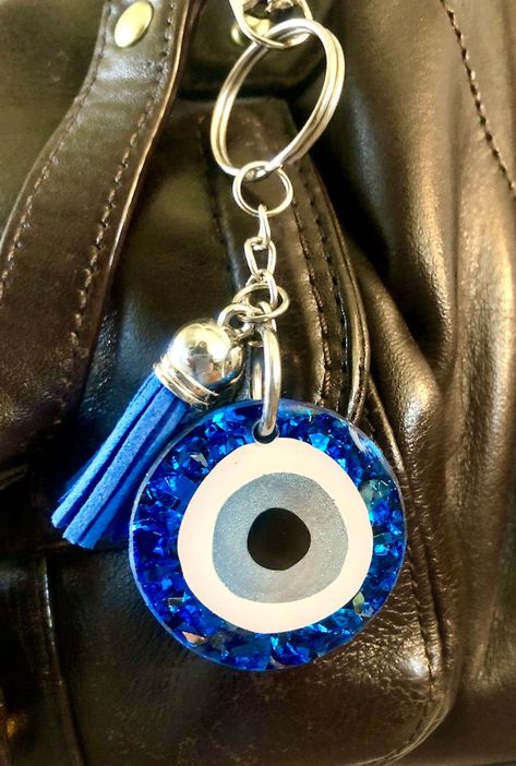 CreativeTouchesBySue - Etsy Evil Eye Resin Keychain, Unique Resin Keychain Ideas, Evil Eye Resin Art, Resin Evil Eye, Baby Cabinet, Diy Resin Keychain, Evil Eye Keychain, Resin Coffee Table, Resin Product