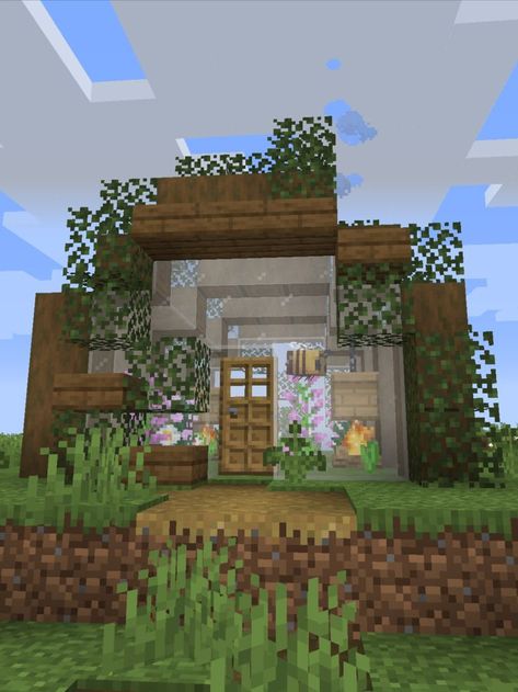 Minecraft Honey Farm, Minecraft House Decor, Cottage Minecraft, Minecraft Challenges, Blossom House, Honey Farm, Minecraft Banner Designs, Minecraft Interior Design, Minecraft Banners