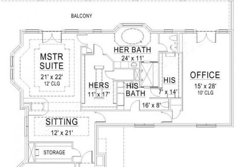 Master Suite With Office, Detailed Floor Plan, Mediterranean Floor Plans, Master Suite Layout, Master Suite Floor Plan, Master Suite Remodel, Master Suite Addition, Bedroom Addition, Bathroom Inspiration Modern