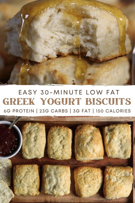 #NoCarbDiet Greek Yogurt Biscuits, Yogurt Biscuits, Protein Biscuits, Low Fat Breakfast, Healthy Biscuits, Calorie Breakfast, Low Fat Diet Plan, Low Fat Dinner, Low Fat Snacks