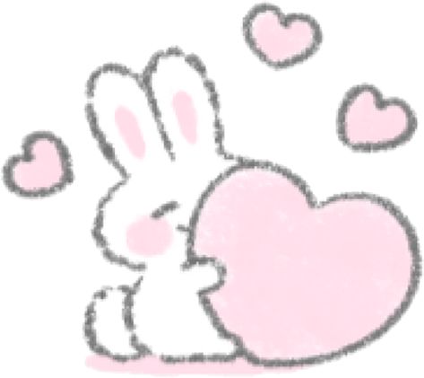 Bunny Plushie Drawing, Cute Bunny Drawing Easy, Love Doodles, Cute Messages, Cute Doodle Art, A Bunny, Mini Drawings, Cute Memes, Cute Little Drawings