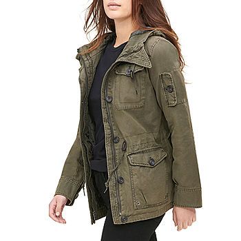 Wolfblood Maddy, Maddy Smith, Army Jacket Women, Construction Outfit, Jacket Outfit Women, Drawstring Jacket, Olive Green Jacket, Green Utility Jacket, Army Green Jacket