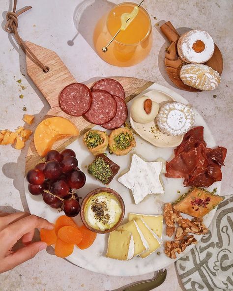 Halal Charcuterie Boards for Ramadan | Kitchn Star Shaped Cookies, Baby Pancakes, Dutch Baby Pancake, Grazing Board, Jam Cookies, Beef Sausage, Charcuterie And Cheese Board, Fruit Jam, Grazing Tables