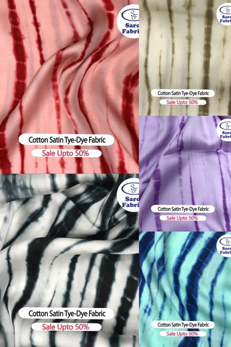 @sarojfabrics introduces "Shibori Cotton Satin Fabrics", make all your desired outfits as gowns, saree, mens jackets, sherwani, lehengas, blouses, and more Shop Online: https://www.sarojfabrics.com/fabrics/prints-embroideries/shibori-tie-dye-batik Fabric Codes: SFK26690 to SFK26699 Search on SarojFabrics.com or shop on whatsapp +91 9930027480 or DM Visit "Saroj Fabrics" stores located at: 📍Khar, Mumbai: 9930027490 📍Borivali, Mumbai: 9930027480 📍Pune: 7774881824 📍Jaipur: 8306522473 Satin Fabrics, Shibori Fabric, Dye Fabric, Shibori Tie Dye, Fabric Sale, Batik Fabric, Different Outfits, Sherwani, How To Dye Fabric