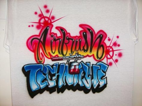 Airbrushing Ideas, Airbrush Shirts, Airbrush Tattoo, Airbrush T Shirts, Airbrush Designs, Brush Drawing, Art Videos Tutorials, Free Stencils, Stencil Templates