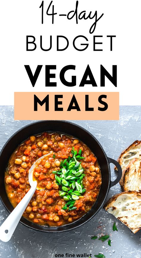 Budget Vegan Meals, Cheap Vegetarian Meals, Budget Vegan, Cheap Vegan Meals, Cheap Vegan, Healthy Vegan Dinner, Quick Vegan Meals, Cheap Healthy, Dinner Meal Prep