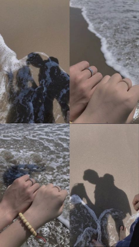 Aesthetic Romantic Couple, Couple Beach Pictures Photo Poses, Couple Vacation Pictures, Couple Beach Poses, Romantic Beach Couple, Poses Reference Photo, Vacation Pictures Beach, Beach Couple Poses, Beach Pictures Funny