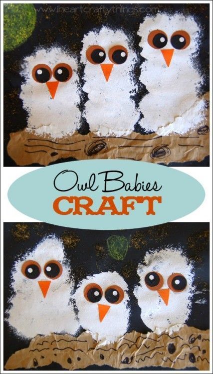 We read the fun book “Owl Babies” by Martin Waddell several times last week and I thought it would be fun to do a craft with the kids about it. I found the idea for this craft from Blue Moon Palette.   The Owl Babies story is about 3 owl babies, Sarah, Percy and Bill, who … November Crafts Preschool, Owl Preschool, Owl Activities, Book Owl, Owl Babies, Owl Craft, Theme Preschool, November Crafts, Christmas Crafts For Toddlers