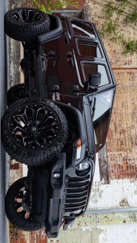 Jeep Wrangler Girly, Black Jeep Wrangler, Custom Jeep Wrangler, Black Jeep, Dream Cars Jeep, Custom Jeep, Jeep Rubicon, Jeep Lover, Car Goals