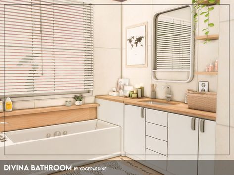 The Sims Resource - Divina Bathroom (TSR only CC) Cc Sims 4 Furniture Bathroom, Sims 4 Bathroom Counter, Sims 4 Cc Bathroom Wallpaper, Sims 4 Cc Stove Functional, Sims4 Shower Cc, Sims 4 Bathroom Set, Sims 4 Cc Bathroom Set, Ts4 Bathroom Cc, Sims4 Cc Furniture Bathroom