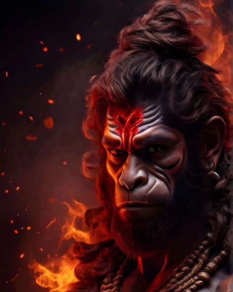 Jai Hanuman 🚩🔥💯 @uttar.prades.vibes Jai Hanuman, Galaxy Images, Art