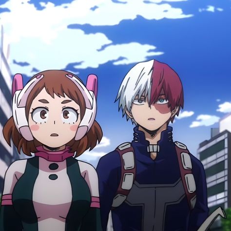 Ochaco Icon, Todoroki X Uraraka, My Hero Academia Season 6, Ulquiorra And Orihime, Mha Screencaps, Bnha Screencaps, Victoria Art, Bnha Memes, Mha Art