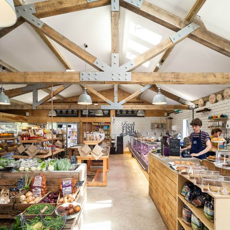 Local Food Shop, Supermarket Design Interior, Farmers Market Display, Feed Store, Vegetable Shop, Grocery Store Design, Apple Farm, Supermarket Design, Farm Business