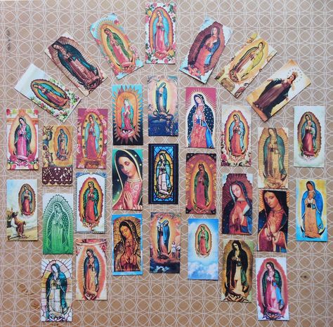 Colorful Printed Our Lady of Guadalupe STICKERS & Buddha art - Virgin of Guadalupe art of Mexico art Buddha art Yoga religion Zen Buddhism by MarimakingSupplies on Etsy https://www.etsy.com/au/listing/679029851/colorful-printed-our-lady-of-guadalupe Virgin Mary Shrine, Inspirational Crafts, Catholic Icons, Domino Jewelry, Chicano Love, Color Stickers, Church Aesthetic, Art Buddha, Catholic Decor