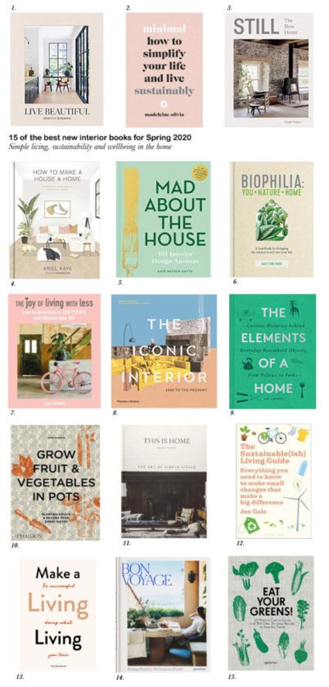 15 new interior design books for the simple, conscious home Interior Design For Beginners, Interior Design Basics, Interior Design Tools, Design Sustainability, Mad About The House, Interior Design Portfolios, Interior Design Books, Interior Design Courses, Interior Design Guide