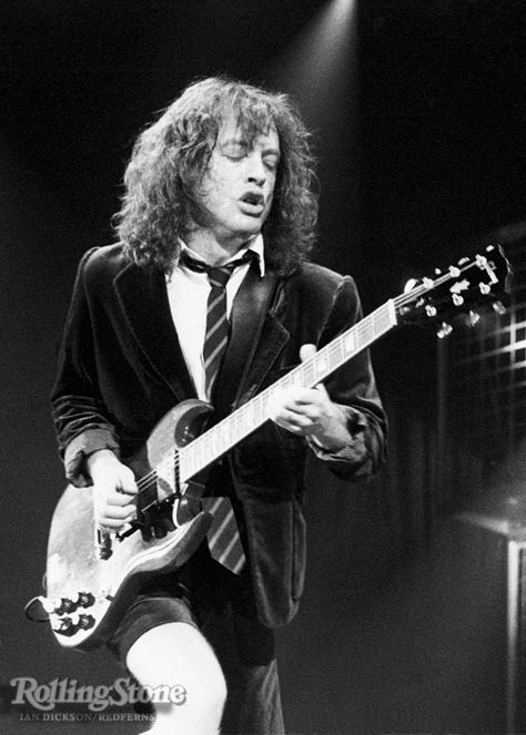 Angus Young. Forever young. Emily Remler, Women Musicians, Acdc Angus Young, Chris Rea, Acdc Angus, Rock Guitarist, Angus Young, Greatest Rock Bands, Universal Language