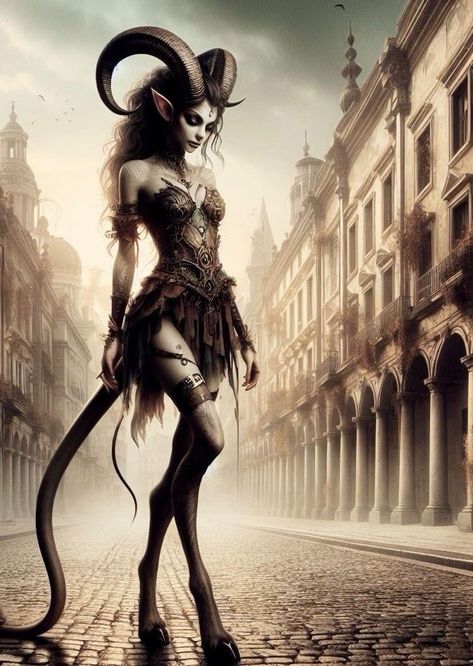 Demoness Succubus, Mythical Creature Art, Fantasy Demon, Dark Fantasy Artwork, Unicorn Pictures, Fantasy Posters, Cool Monsters, Grunge Art, Comic Art Girls