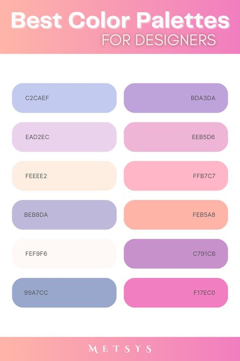 Euphoric Color Palette, Girly Color Palette, Best Color Palettes, Template Color, Flat Color Palette, Hex Color Palette, Pink And, Pink Palette, Beautiful Art Paintings