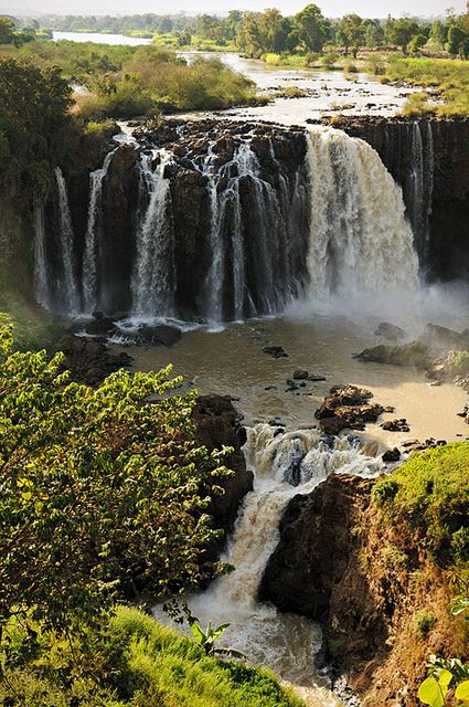 Blue Nile falls - Ethiopia I love this place! Except every time I go they are brown :P Love em anyways Ethiopia Travel, Nile River, Les Cascades, Beautiful Waterfalls, Blue Nile, Africa Travel, Places Around The World, Ethiopia, Travel Dreams