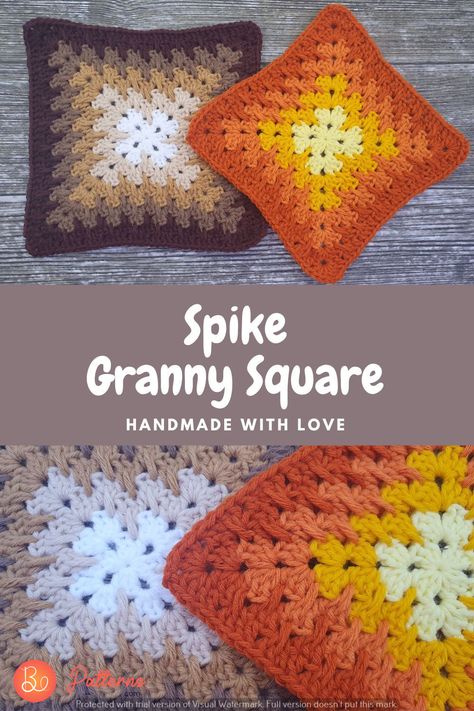 crochet video-Picnic Perfection: Granny Square Picnic Blanket Pattern Modern Crochet Squares, Granny Square Easy, 2024 Crochet, Solid Granny Square, Yarn Crafts Crochet, Crocheted Squares, Crochet Cushion Pattern, Granny Square Crochet Patterns Free, Crochet Cushion