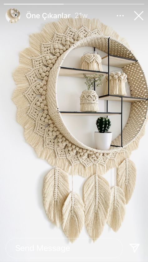 Simpul Makrame, Koti Diy, Pola Macrame, Macrame Shelf, Macrame Swing, Macrame Plant Hanger Tutorial, Macrame Mirror, Macrame Knots Tutorial, Macrame Knots Pattern