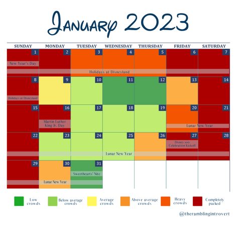 Disneyworld Crowd Calendar 2023, Crowd Calendar Disney 2023, Disney Calendar 2023, Disneyland Crowd Calendar 2023, Disney Crowd Calendar, Disneyland Crowd Calendar, Disneyland Trip Planning, Disney World Crowd Calendar, Attendance Chart