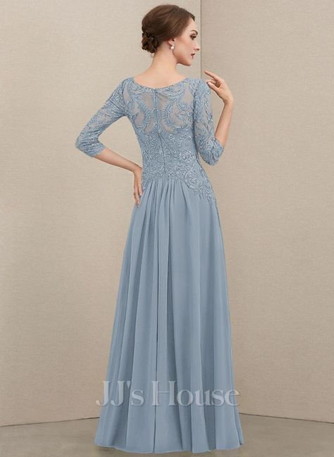 JJ's House Mother of the Bride Dresses (204906) | JJ's House Mother Of The Bride Dress, Bride Dresses, Chiffon Lace, Mother Of The Bride Dresses, Bride Dress, Boat Neck, Mother Of The Bride, Floor Length, The Bride