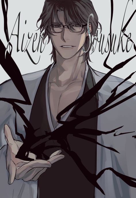 Aizen Fanart, Sousuke Aizen, Aizen Sousuke, Aizen Sosuke, Witch Characters, Attack On Titan Comic, Bleach Anime Art, Bleach Fanart, Sonic Funny