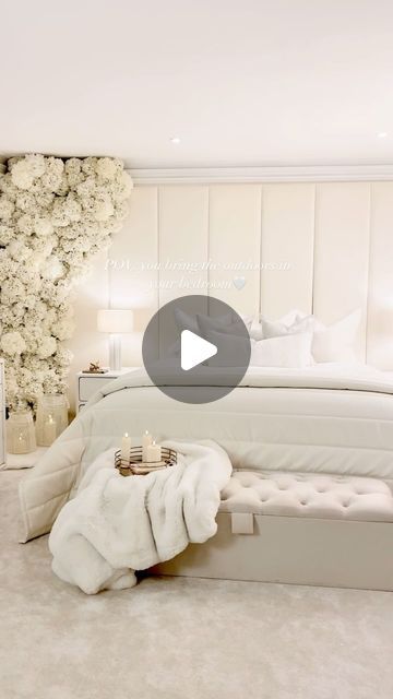 Diy Hydrangea, Hydrangea Wall, Wall Feature, Artificial Flower Arrangements, Floral Display, Photo Backdrop, Interior Architecture Design, Home Bedroom, Hydrangea