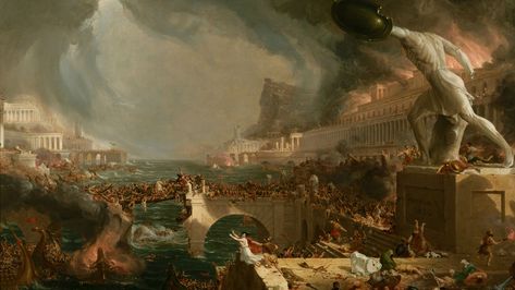 Attack of Olympus by Ronald #war #siege ancient greece #4K #wallpaper #hdwallpaper #desktop Course Of Empire, The Course Of Empire, Greece Wallpaper, Rome Print, Library Of Alexandria, Rome Antique, Empire Romain, Peter Paul Rubens, Carthage