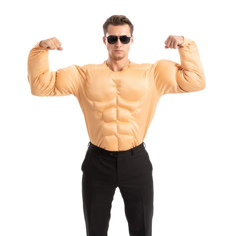 PRICES MAY VARY. Polyester Hand Wash Only Our Body Builder Muscle Chest Shirt Halloween Party Muscle Suit includes one muscle suit This Muscle Costume for Men is comfortable, Super Durable, made of Superior Quality materials that also flaunts its unique design. Enjoy a cozy halloween dress-up experience with this product that is made out of 100% Polyester Super Value Pack for Role Play. Perfect for Halloween Dress Up Parties, Festivals, Theme Party Costumes, Best Halloween Costume, and role play Builder Costume, Strong Man Costume, Muscle Suit, Costume For Men, Cozy Halloween, Suit Clothing, Monster Costumes, Unique Halloween Costumes, Halloween Costume Contest