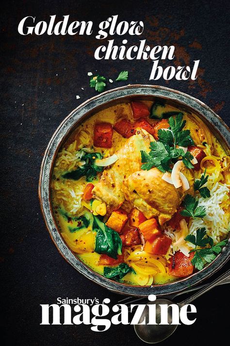 Glow Bowl, 30 Min Meals, Chicken Tonight, Magazine Recipes, Buddha Bowls, Supper Ideas, Cooking Advice, Savoury Recipes, Bowl Food