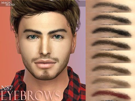 Male Eyebrows, Cc Makeup, Ts4 Hair, Butterfly Face, Jenner Family, Sims 4 Cc Finds, Sims 4 Custom Content, Kardashian Jenner, Maxis Match