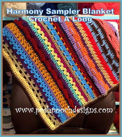 Crochet Sampler Blanket, Scrap Crochet, Different Crochet Stitches, Scrap Yarn Crochet, Fingerless Gloves Crochet Pattern, Crochet Afgans, Blanket Crochet Pattern, Crochet Blanket Afghan, Crochet Throw Blanket