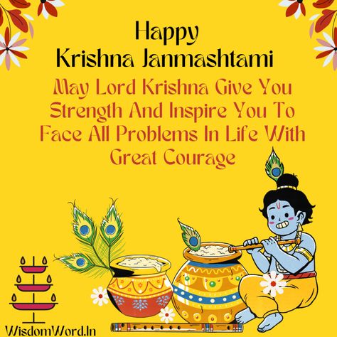 Krishna Janmashtami Quotes and Wishes - Lord Krishna Motivational Quotes on Life, Love, Karma with Images Krishna Janmashtami Quotes, Shree Krishna Quotes, Krishna Motivational Quotes, Names Of Lord Krishna, Janmashtami Quotes, Motivational Quotes On Life, Love Karma, Janmashtami Wishes, Quotes On Life