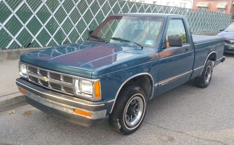 Though Chevrolet only produced two generations of its S-10 compact pickup truck, each generation spent a decade in production, and it always felt like there was an abundance of these trucks on the road. Of course, like most compact trucks, they were frequently used for their intended purpose, making a specimen like this 1993 Chevrolet S-10 V6 pretty remarkable to see. What would you do with this low-mileage survivor S-10? #Chevrolet, #ChevroletS10, #Chevy, #S10 Chevy S10 For Sale, 1992 Chevy S10, Compact Pickup Truck, Chevy Trucks 90s, Compact Pickup Trucks, Used Trucks For Sale, 1985 Chevy C10 Stepside, Compact Trucks, Chevrolet S 10