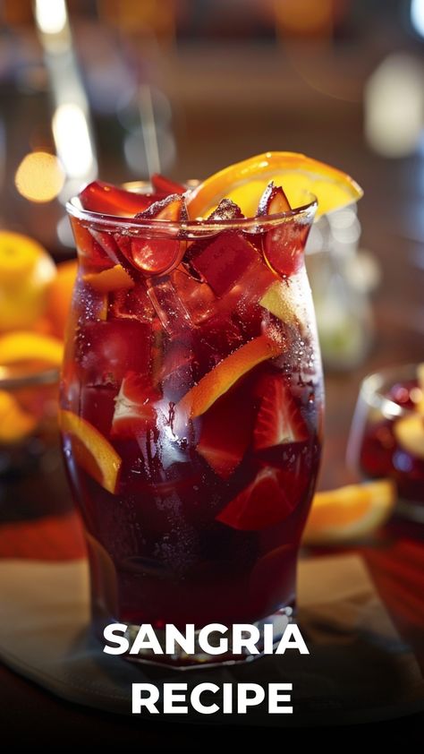 Discover the perfect sangria recipe that will elevate any gathering. This refreshing and fruity drink is a crowd-pleaser, ideal for summer parties or cozy nights in. Learn how to master the art of making delicious sangria with our easy-to-follow recipe. Whether you prefer red, white, or rosé wine, customizing your sangria to suit your taste buds has never been simpler. Not Sweet Sangria Recipes, Sangria Recipes Easy, Sweet Sangria Recipe, Rose Wine Party, Spanish Sangria, Summer Sangria Recipes, Non Alcoholic Sangria, Homemade Sangria, Sangria Drink