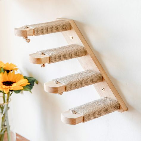 Diy Cat Shelves, Cat Climbing Shelves, Cat Climbing Wall, Cat Stairs, Small Pet Bed, Cat Wall Shelves, Cat Tree House, Pet Beds Cat, Cat Climbing Frame