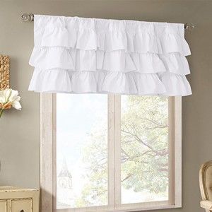 Sweet Dainty Dreams | Antique Farmhouse Ruffle Valance, Valances For Living Room, Southern Charms, Tier Curtains, Ruffle Design, Madison Park, Kitchen Trends, Window Valance, Antique Farmhouse