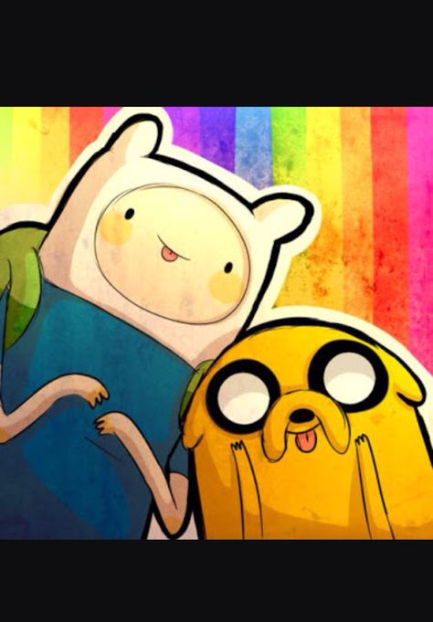 Fin y jake:) Adventure Time Finn, Adventure Time, The Story, Rainbow