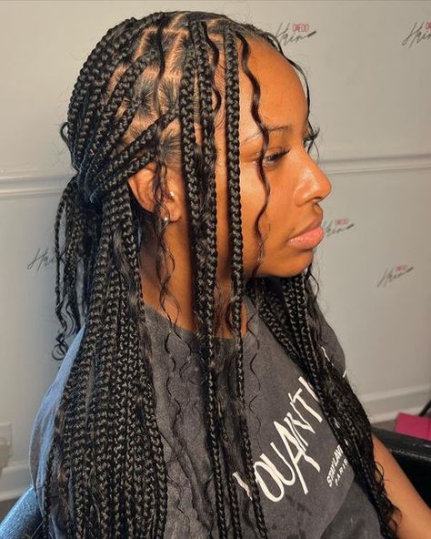 Braids Inspiration, Hair Braid Patterns, Braided Hairstyles For Black Women Cornrows, Big Box Braids Hairstyles, Bohemian Braids, Black Ponytail Hairstyles, Box Braids Hairstyles For Black Women, Cute Braided Hairstyles, Braids Hairstyles Pictures