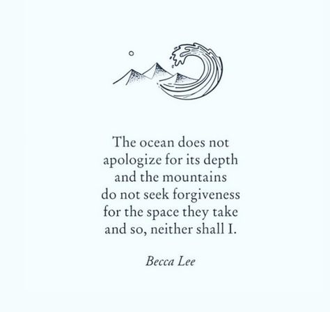 Becca Lee Ocean Lover Quotes, Ocean Quotes Inspirational, Ocean Quotes, Yoga Quotes, Positive Self Affirmations, Poem Quotes, New Energy, New Quotes, Deep Thought Quotes